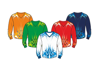 Футболка с длинным рукавом 207 втачной рукав расцветка2